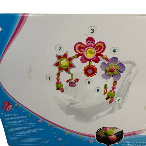 Tiny Love Tiny Princess Butterfly Musical Stroller Arch New In Box - Picture 8 of 9